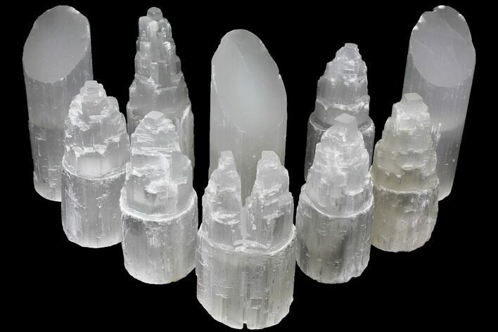 Lot: - Assorted Selenite Lamps - Pieces #105328